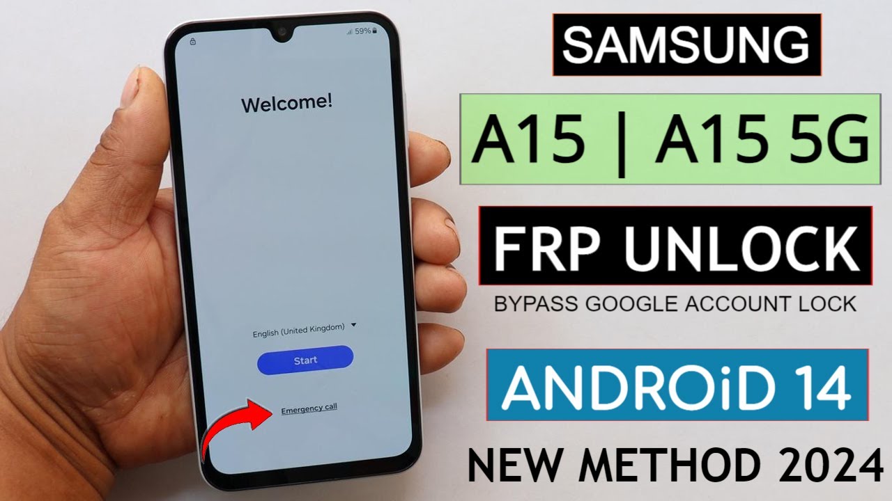 Galaxy A15 5G Frp Bypass