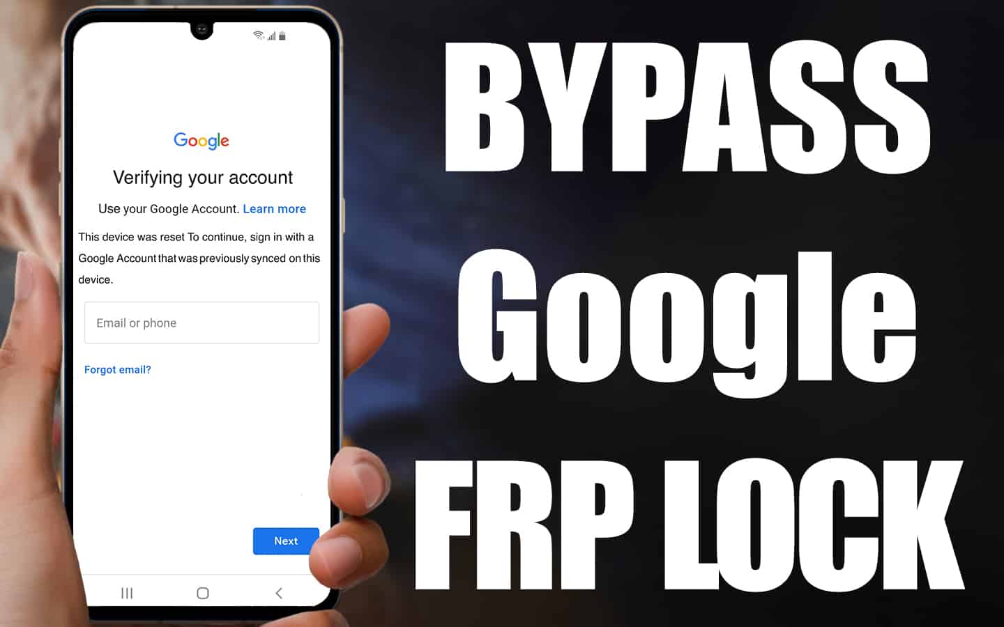 Google Frp Bypass