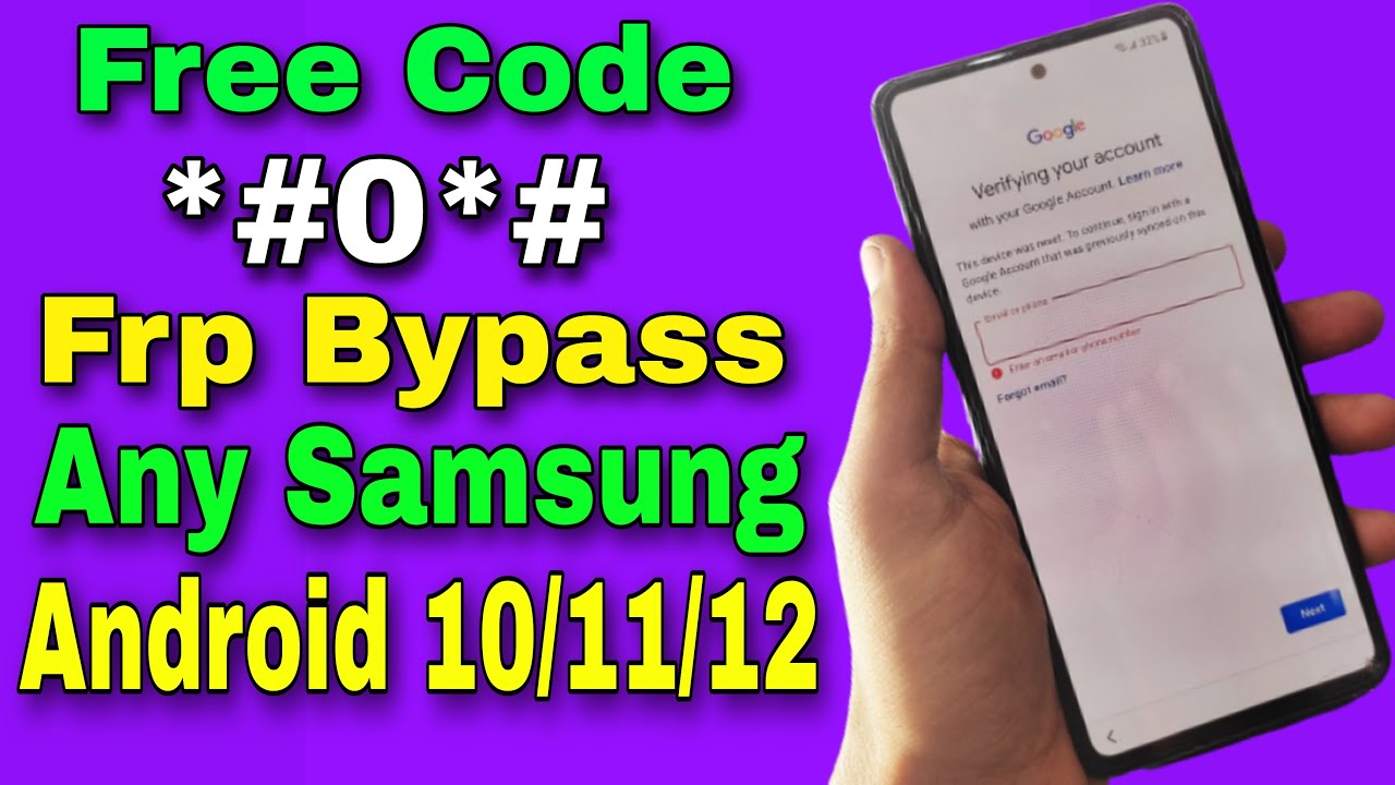 How to Bypass Frp Lock on Samsung Free
